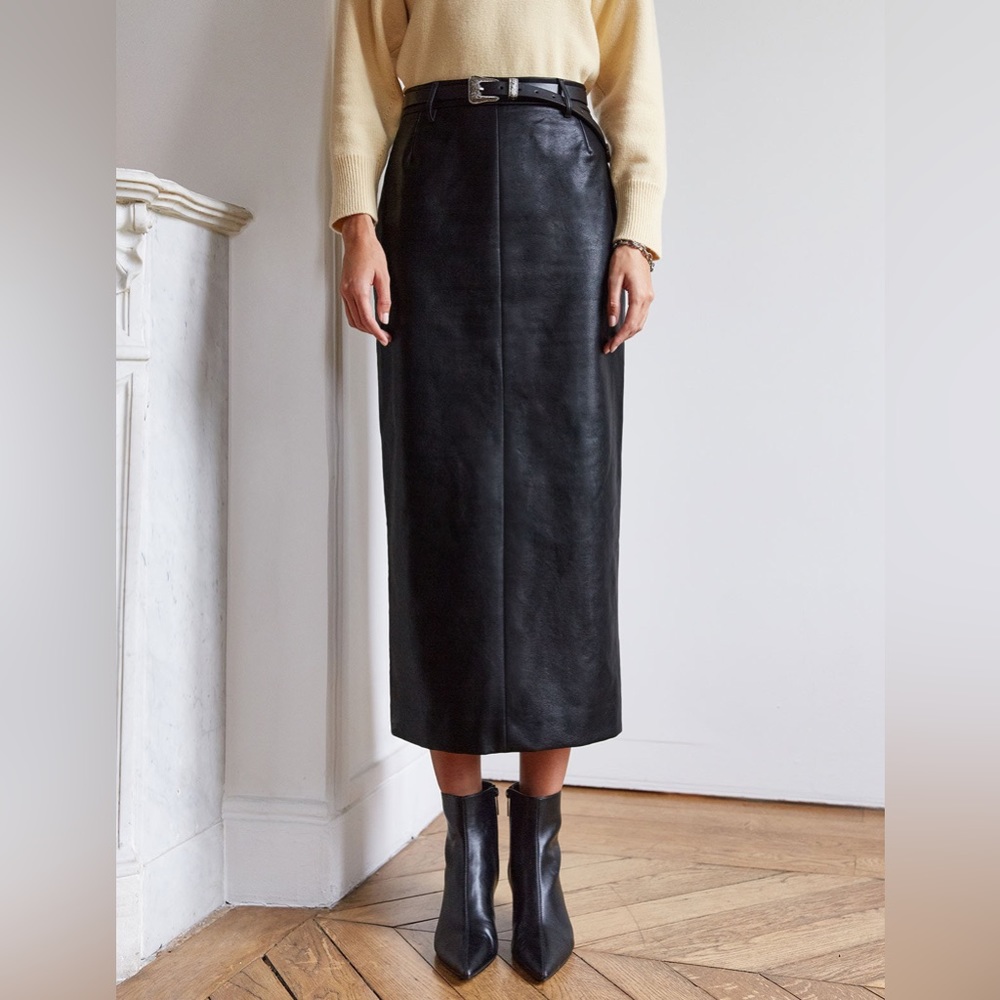 Pixie Market Yve Maxi Leather Skirt - BESTSELLER